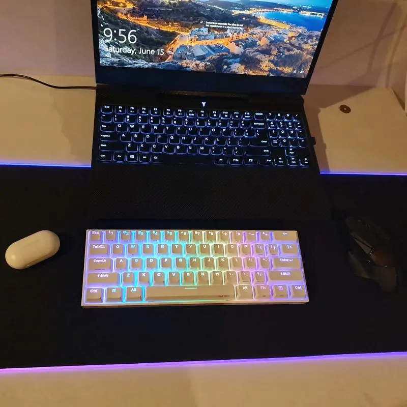 Клавиатура Механическая Anne Pro 2 игровая с RGB-подсветкой 60% клавиш Bluetooth 4.0 61 клавиша