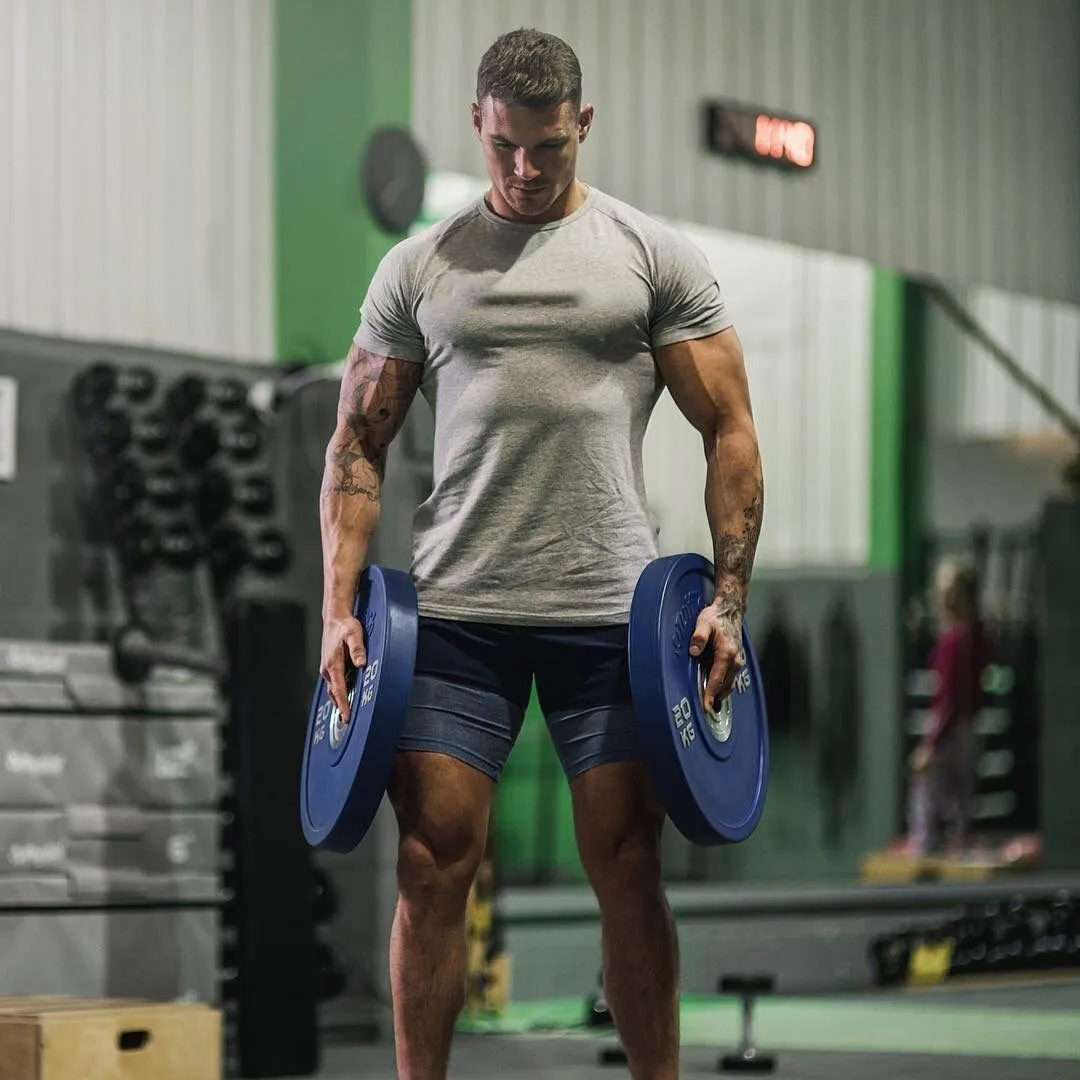 Summer breathable men's short-sleeved T-shirt sports fitness running training clothes muscular fitness brothers pullovers
Summer breathable men's short-sleeved T-shirt sports fitness running training clothes muscular fitness brothers pullovers