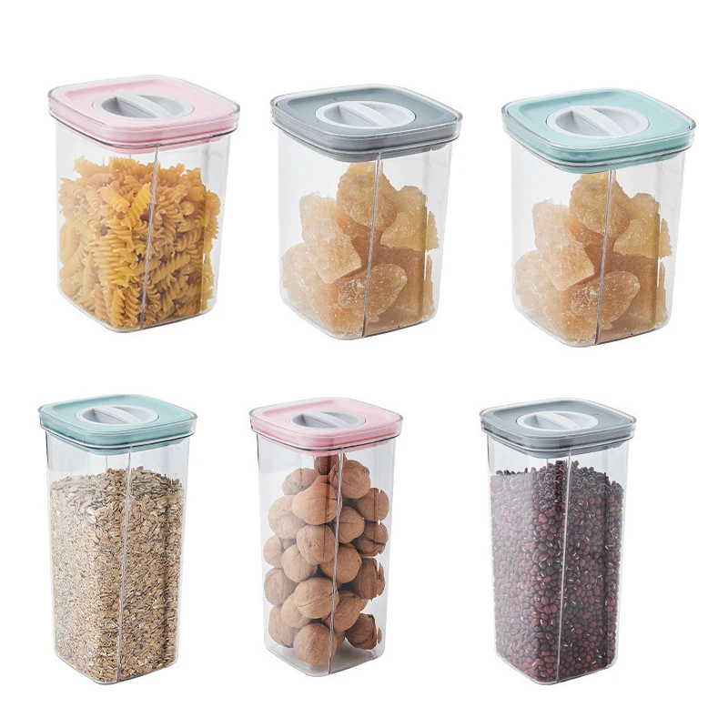 Transparent Sealed Food Storage Container PET Kitchen Refrigerator Noodle Box Multigrain Storage Tank Transparent Sealed Cans
Transparent Sealed Food Storage Container PET Kitchen Refrigerator Noodle Box Multigrain Storage Tank Transparent Sealed Cans