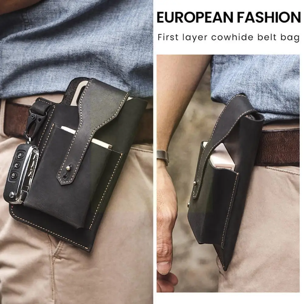 Outdoor Tactical Waist Bag Multi-pocket Retro Leather Waist Hiking Travel Camping Goods Storage Climbing Mountain Bag B8i8
Outdoor Tactical Waist Bag Multi-pocket Retro Leather Waist Hiking Travel Camping Goods Storage Climbing Mountain Bag B8i8