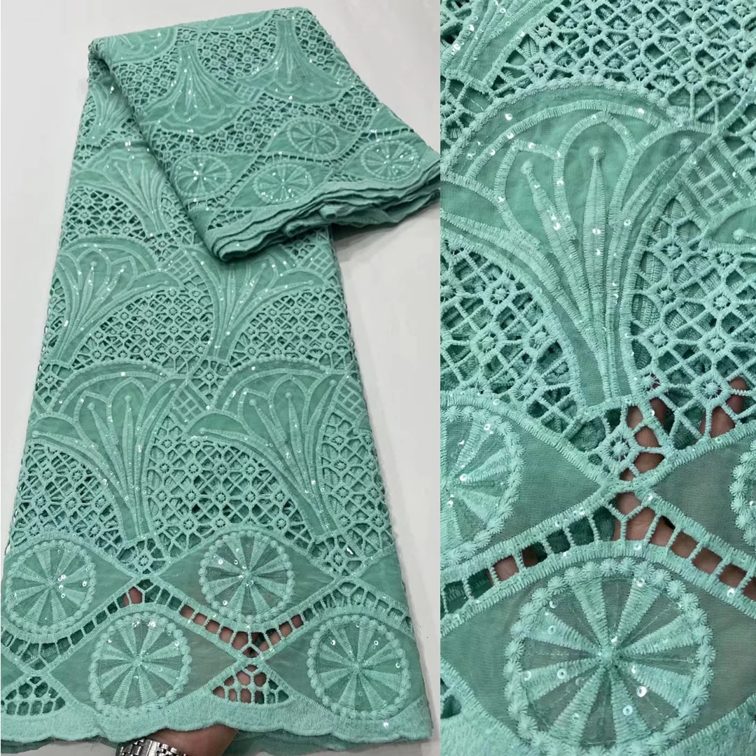 (5yards/pc) High quality laser cut African chiffon lace fabric with sequins embroidery 2021 newest for party dress WZZ040
(5yards/pc) High quality laser cut African chiffon lace fabric with sequins embroidery 2021 newest for party dress WZZ040