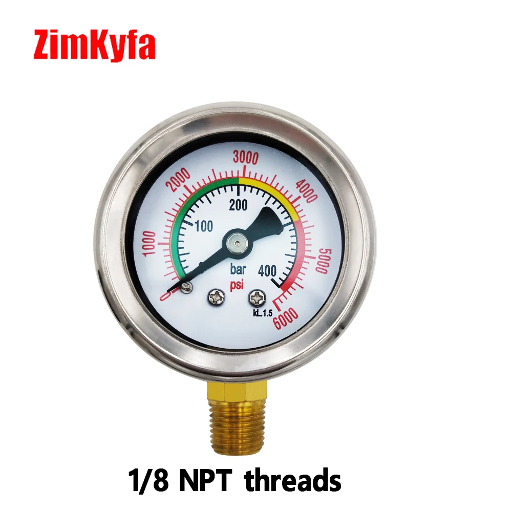 PCP Пейнтбол воздушный вертикальный манометр для заполняющей станции Двойной диапазон 400bar / 6000psi Манометр высокого давления 1/8npt
PCP Пейнтбол воздушный вертикальный манометр для заполняющей станции Двойной диапазон 400bar / 6000psi Манометр высокого давления 1/8npt