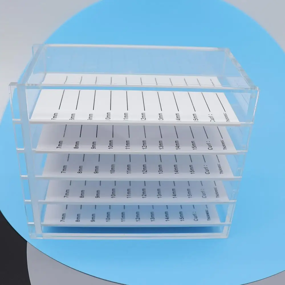 5 Layers False Eyelash Extension Storage Box Organizer Kit Set Crystal Clear Acrylic Eyelashes Grafting Glue Pallet Holders 
5 Layers False Eyelash Extension Storage Box Organizer Kit Set Crystal Clear Acrylic Eyelashes Grafting Glue Pallet Holders