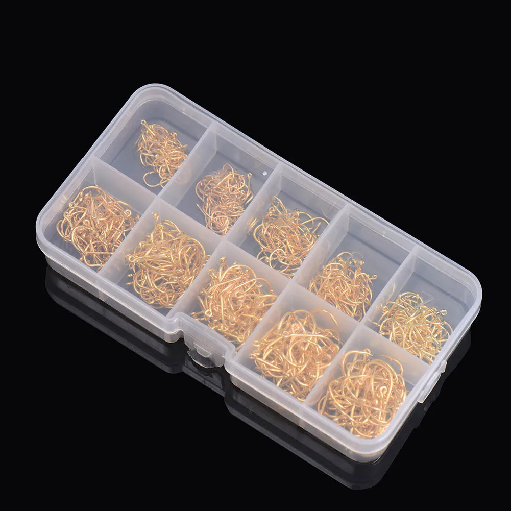 600 Pcs Fishing Hooks Sharp Barbed Fishhook Jig Baits Tip Accessories High Carbon Steel ALS88
600 Pcs Fishing Hooks Sharp Barbed Fishhook Jig Baits Tip Accessories High Carbon Steel ALS88