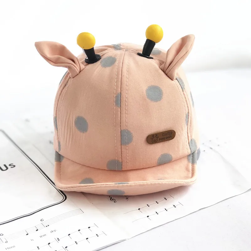Lovely Baby Boy Girl Hat with Ears Cartoon Dot Toddler Baby Cap Summer Spring Cotton Infant Baseball Cap Sun Visor Hat Casquette
Lovely Baby Boy Girl Hat with Ears Cartoon Dot Toddler Baby Cap Summer Spring Cotton Infant Baseball Cap Sun Visor Hat Casquette