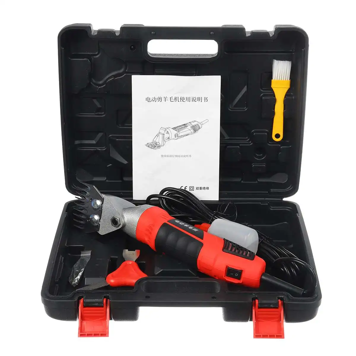 Doersupp 1000W Electric Sheep Pet Hair Clipper Shearing Kit Shear Wool Cut Goat Pet Animal Shearing Supplies Farm Cut Machine
Doersupp 1000W Electric Sheep Pet Hair Clipper Shearing Kit Shear Wool Cut Goat Pet Animal Shearing Supplies Farm Cut Machine