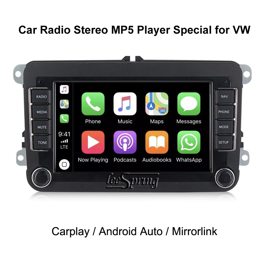 Car Radio Stereo MP5 Player for Volkswagen VW Support Carplay Android Auto Mirrorlink with Bluetooth Wifi FM
Car Radio Stereo MP5 Player for Volkswagen VW Support Carplay Android Auto Mirrorlink with Bluetooth Wifi FM