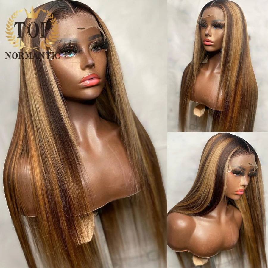 Topnormantic Highlight Color 13x4 Lace Front Wigs With Natural Hairline Indian Remy Human Hair Silky Straight Wig For Women
Topnormantic Highlight Color 13x4 Lace Front Wigs With Natural Hairline Indian Remy Human Hair Silky Straight Wig For Women