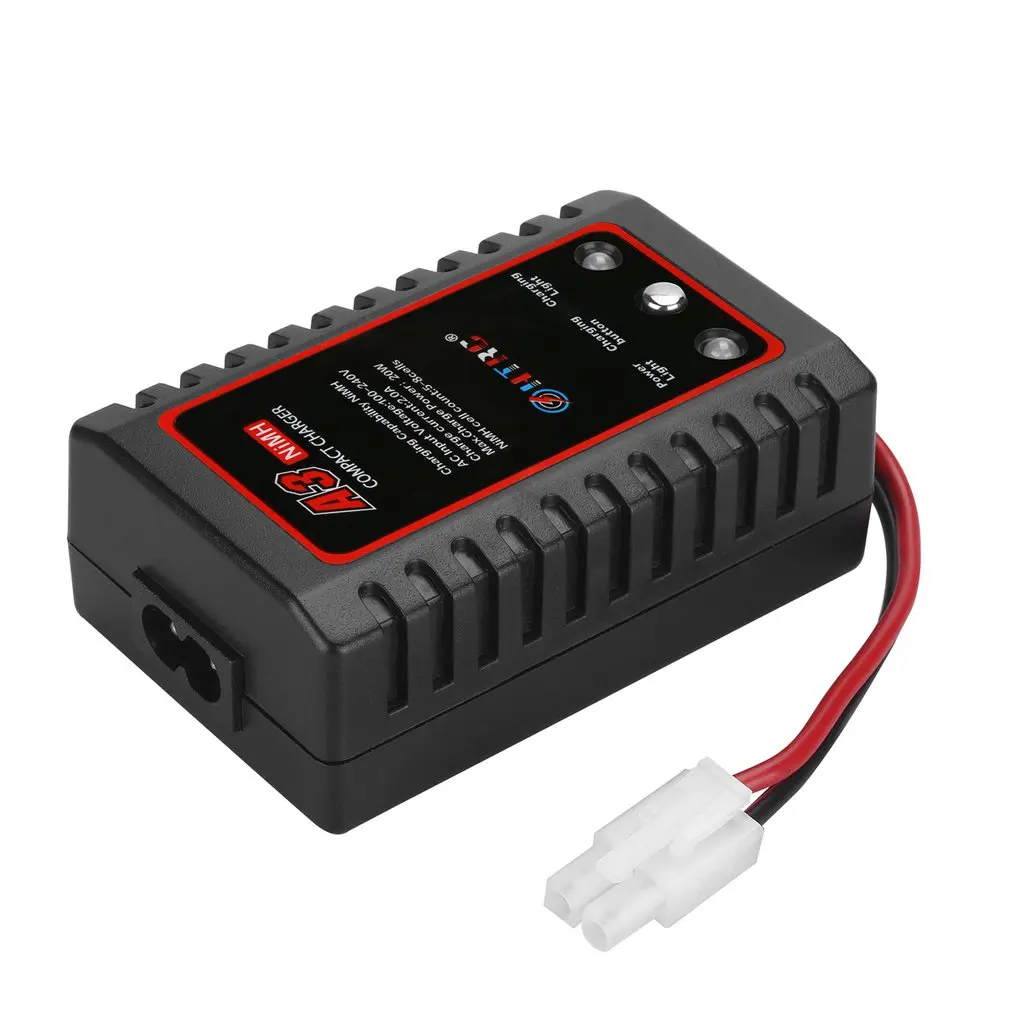 

HTRC Compact Charger A3 20W RC Charger With Tamiya Plug For RC Car Boat Airsoft Gun 2-8s NiMH Nicd Battery Charger