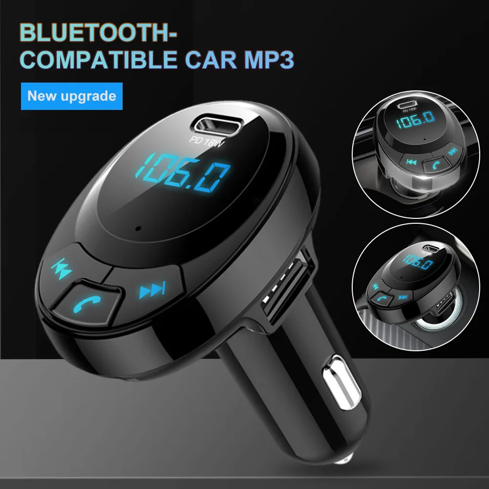 3.6A Quick USB Charger Bluetooth-compatible Car Kit FM Transmitter Modulator Audio Car Music MP3 Wireless Handsfree Phone Player
3.6A Quick USB Charger Bluetooth-compatible Car Kit FM Transmitter Modulator Audio Car Music MP3 Wireless Handsfree Phone Player