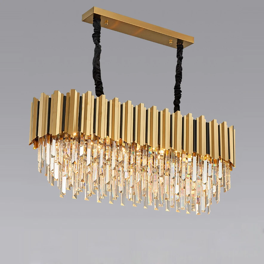 Postmodern Stainless Steel Crystal LED Suspension Luminaire Lampen Pendant Lights Pendant Lamp Pendant Light For Dinning Room
Postmodern Stainless Steel Crystal LED Suspension Luminaire Lampen Pendant Lights Pendant Lamp Pendant Light For Dinning Room