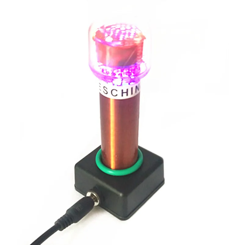 Small black box base single-tube self-excited Tesla coil, 5VDC power supply, isolated wireless transmission light
Small black box base single-tube self-excited Tesla coil, 5VDC power supply, isolated wireless transmission light