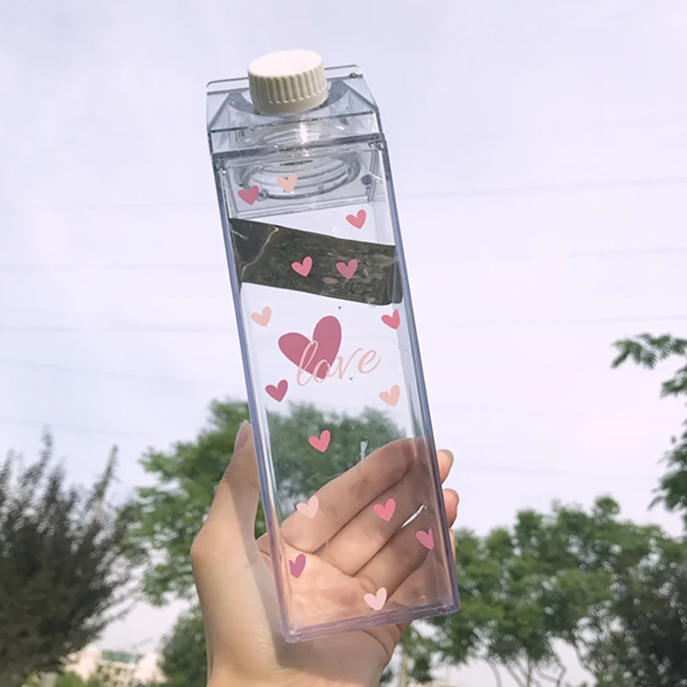 Girls Plastic Milk Bottles Lovely Practical Water Bottle With Lid Household Kitchen Supplies For Water Drinking Drinkware New
Girls Plastic Milk Bottles Lovely Practical Water Bottle With Lid Household Kitchen Supplies For Water Drinking Drinkware New