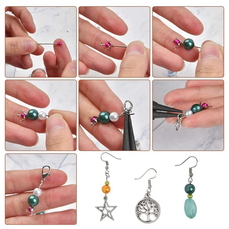 1171 Pcs Jewelry Making Kit for Necklace Earring Bracelet Making Repair Jewelry Making Tools Kits for Girls and Adults
1171 Pcs Jewelry Making Kit for Necklace Earring Bracelet Making Repair Jewelry Making Tools Kits for Girls and Adults