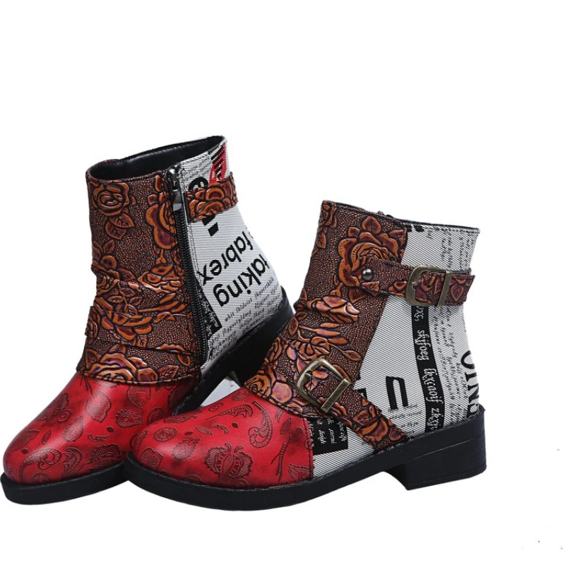 2021 New Autumn Winter New Fashion Embroidery Splicing Pu Women Boots Side Zipper Comfortable Leisure Hot Women Boots ZZ281
2021 New Autumn Winter New Fashion Embroidery Splicing Pu Women Boots Side Zipper Comfortable Leisure Hot Women Boots ZZ281