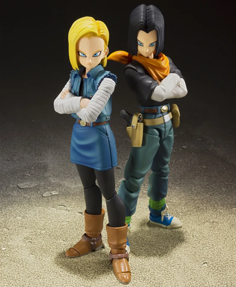 Фигурки героев аниме Dragon Ball Z Android № 17 SHF 130 мм | Игрушки и хобби