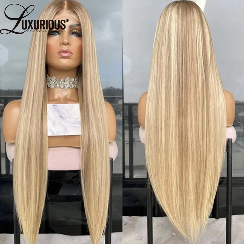 Blonde Highlight Lace Front Human Hair Wigs For Women Straight Light Brown Wig Transparent Lace HD Lace Frontal Wig Pre Plucked
Blonde Highlight Lace Front Human Hair Wigs For Women Straight Light Brown Wig Transparent Lace HD Lace Frontal Wig Pre Plucked