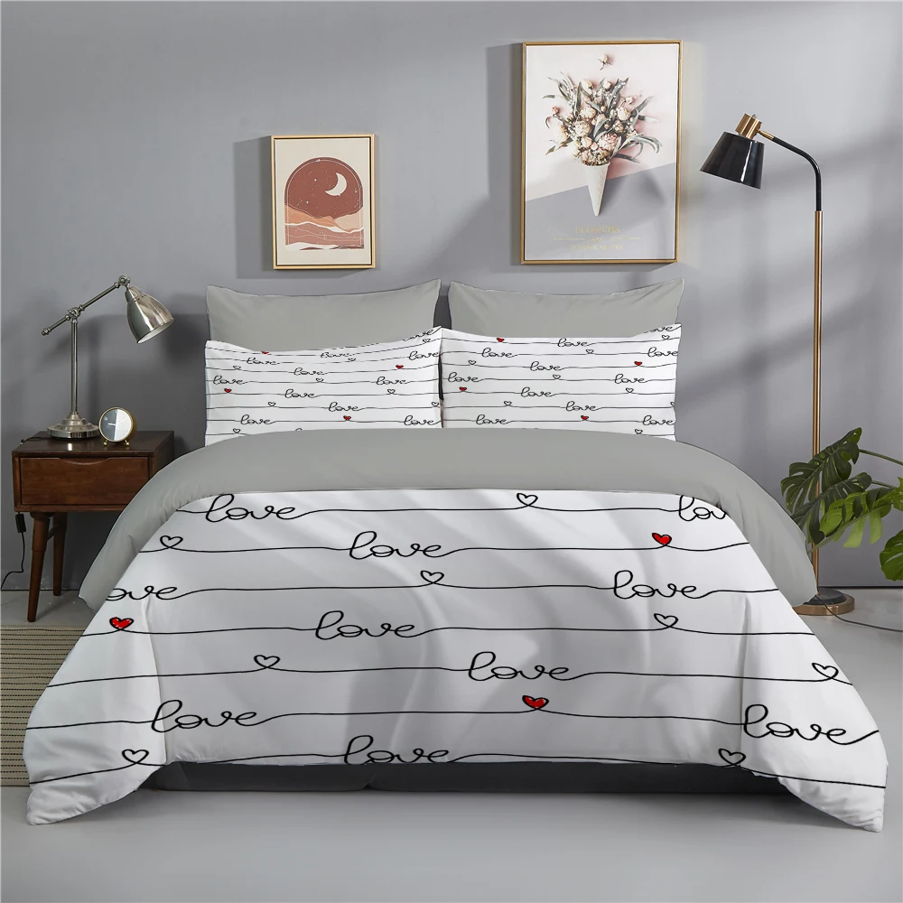ZEIMON Rain bow Kids Bedding Set For Bedroom Comfortable Love Heart Duvet Cover with Pillowcase 2/3Pcs Unisex Quilt Cover Set
ZEIMON Rain bow Kids Bedding Set For Bedroom Comfortable Love Heart Duvet Cover with Pillowcase 2/3Pcs Unisex Quilt Cover Set