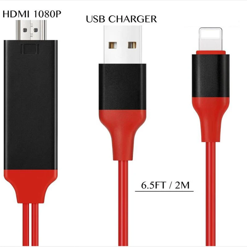 Кабель HDMI 1 8 м для Lightning Micro USB в адаптер конвертер кабель AV HD TV IOS iPhone iPad MHL Android Phone |