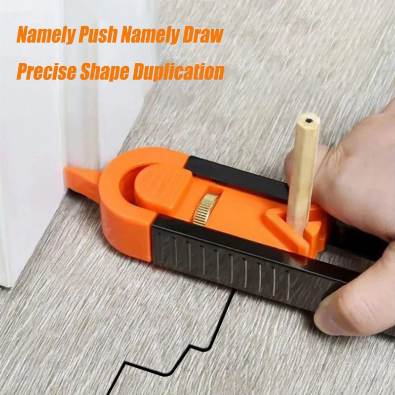 Precise Contour Gauge with Shape Lock Clips Skirting Measuring Shape Gauges, Multifunctional Profile Gauge
Precise Contour Gauge with Shape Lock Clips Skirting Measuring Shape Gauges, Multifunctional Profile Gauge