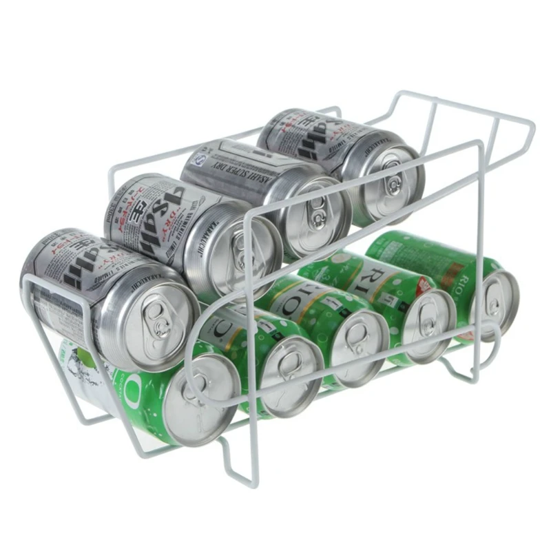 50LB 2 Tier Metal Food Can Storage Rack Holder Beverage Dispenser Display Organizer Holds up to 10 Cans for Refrigerator
50LB 2 Tier Metal Food Can Storage Rack Holder Beverage Dispenser Display Organizer Holds up to 10 Cans for Refrigerator