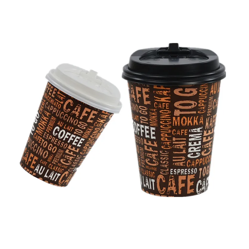 50pcs American style disposable coffee cup party birthday afternoon tea BBQ hot drink takeaway package thick paper cup with lid
50pcs American style disposable coffee cup party birthday afternoon tea BBQ hot drink takeaway package thick paper cup with lid