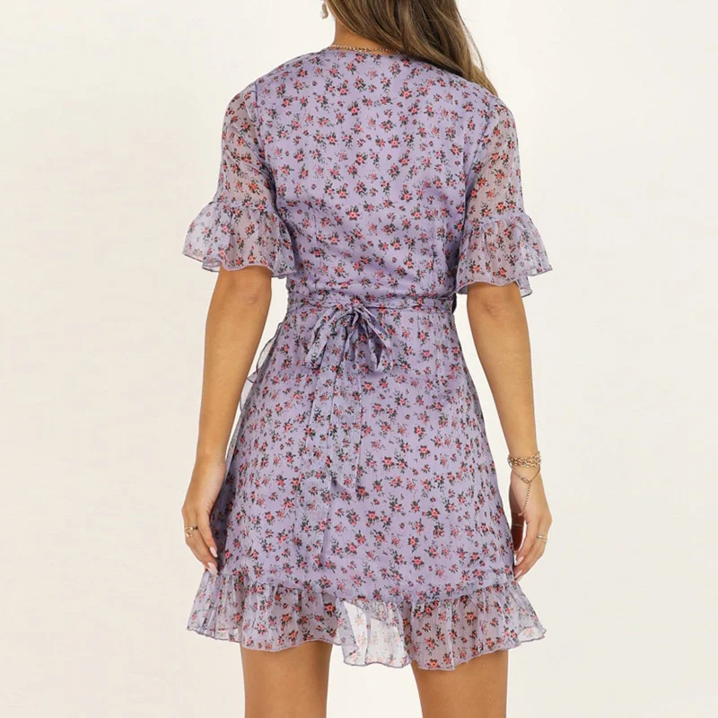 Sexy Summer 2021 Woman Lady Elegant A Line Dress V Neck Floral Print Mini Dress Party Dress Vestido Mulher
Sexy Summer 2021 Woman Lady Elegant A Line Dress V Neck Floral Print Mini Dress Party Dress Vestido Mulher