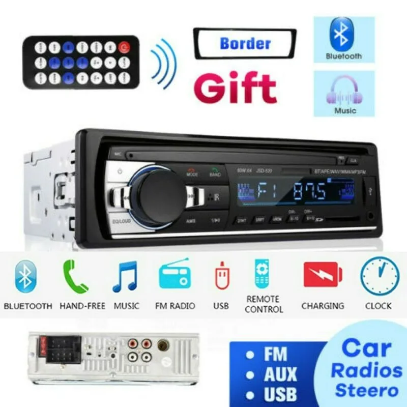 24V 1 Din Car Stereo FM Radio MP3 Player Dash Part Bluetooth Head Unit SD Car MP3 Player
24V 1 Din Car Stereo FM Radio MP3 Player Dash Part Bluetooth Head Unit SD Car MP3 Player