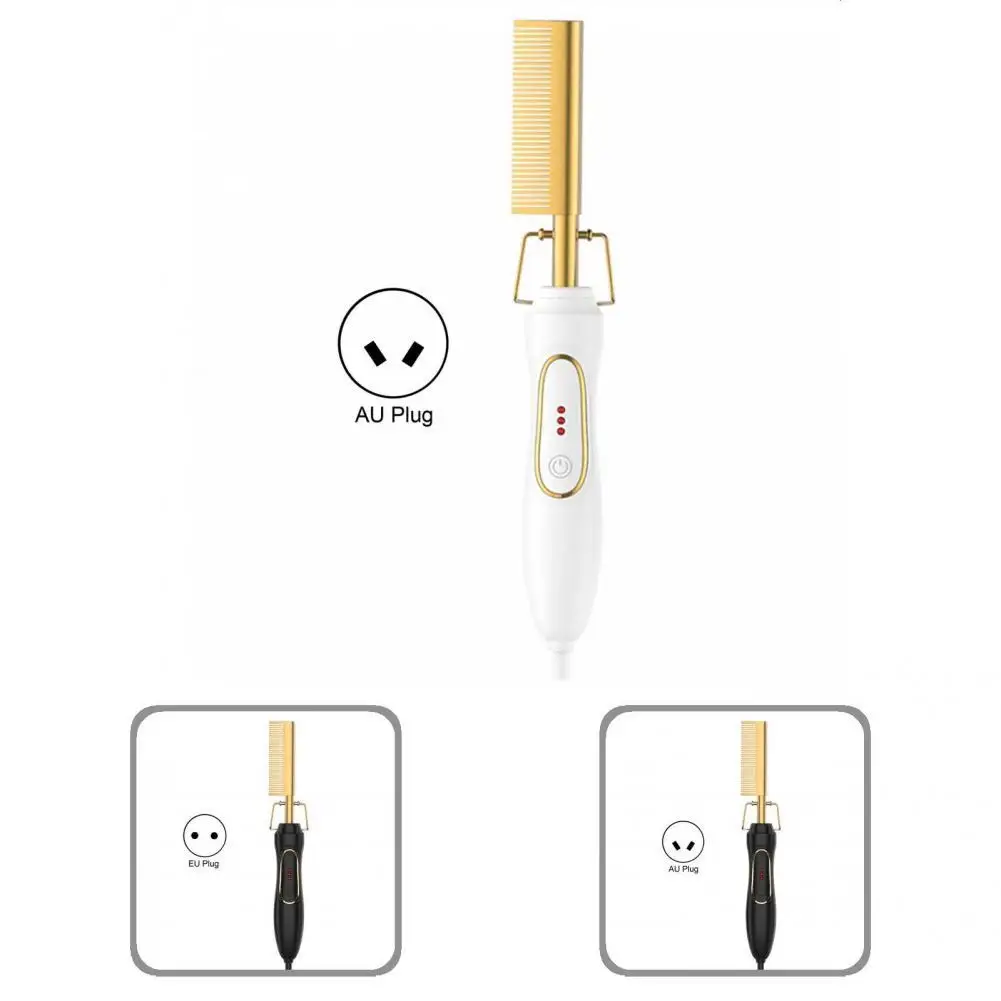 Curling Comb Eliminate Static ABS Heat Fast Electric Curling Detangling Comb
Curling Comb Eliminate Static ABS Heat Fast Electric Curling Detangling Comb