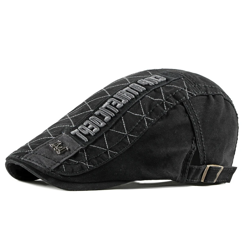 Casual Men's Hats Retro Berets Hat For Women Cotton Visors Embroidery Herringbone Flat Caps Artist Peaked Newsboy Cap
Casual Men's Hats Retro Berets Hat For Women Cotton Visors Embroidery Herringbone Flat Caps Artist Peaked Newsboy Cap