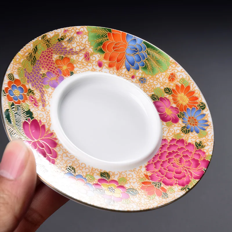 Chinese Vintage Palace Ceramic Color Enamel Gaiwan, large size Sancai tea bowl, saucer, tea cup pot, Kung Fu teaset Gai Wan
Chinese Vintage Palace Ceramic Color Enamel Gaiwan, large size Sancai tea bowl, saucer, tea cup pot, Kung Fu teaset Gai Wan