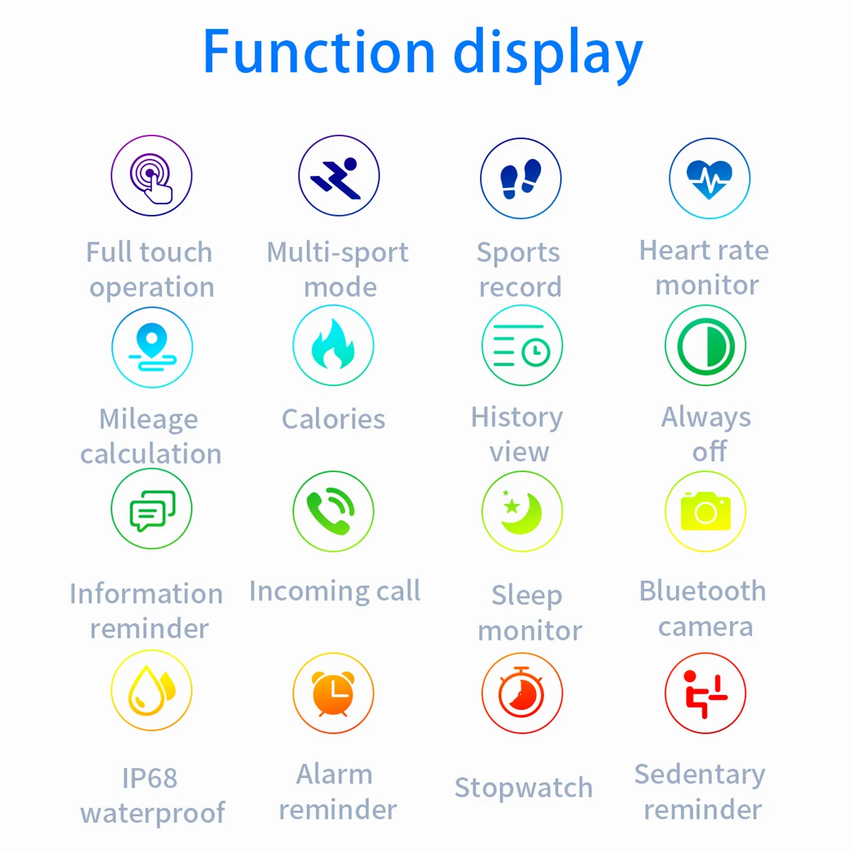H30 Full Touch Smart Watch men Wristband Waterproof Blood Pressure Heart Rate Tracker Sport Clock Smartwatch For iphone xiaomi
H30 Full Touch Smart Watch men Wristband Waterproof Blood Pressure Heart Rate Tracker Sport Clock Smartwatch For iphone xiaomi