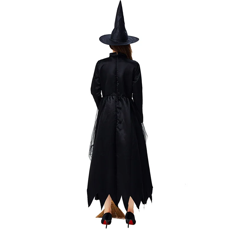 Black Witch Costume Cosplay For Adult Halloween Costume For Women Carnival Performance Party Suit Dress Up
Black Witch Costume Cosplay For Adult Halloween Costume For Women Carnival Performance Party Suit Dress Up