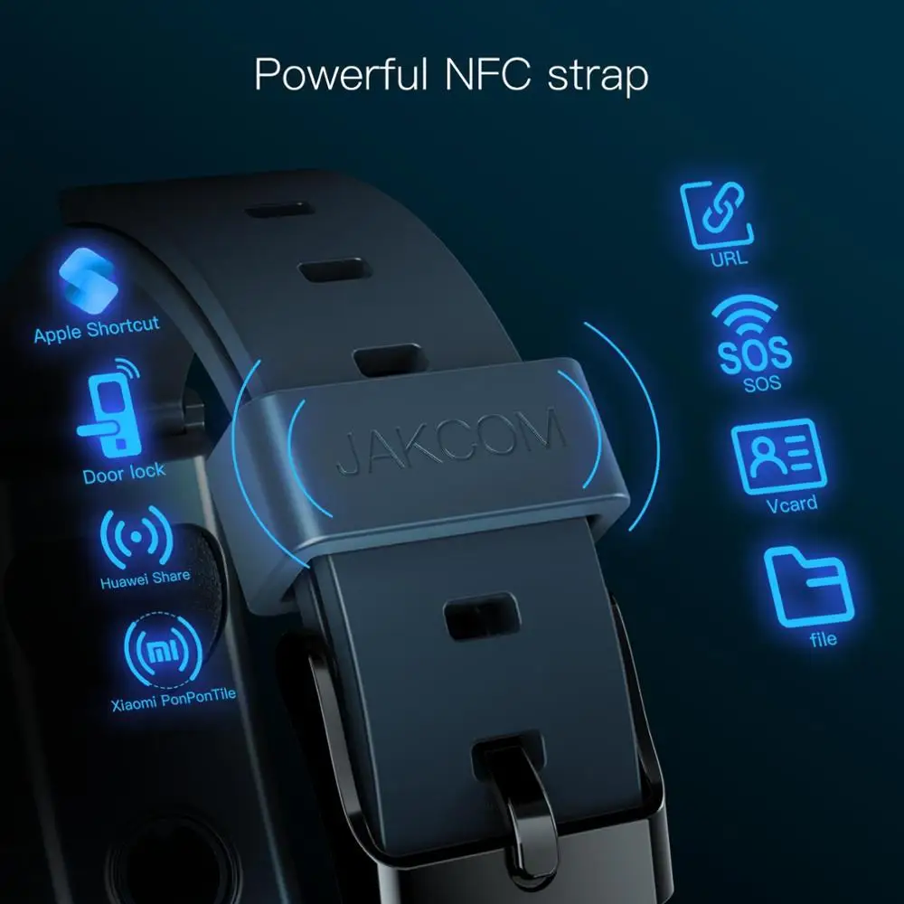 Смарт-часы JAKCOM F2 с функцией звонков NFC версия супер значение чем bl6000 часы браслет