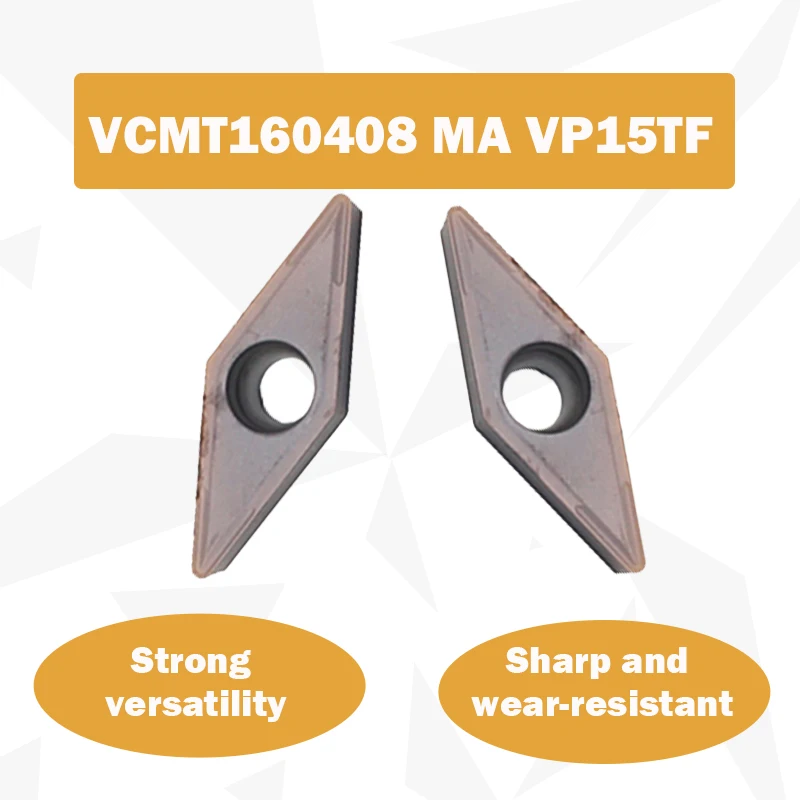 10 шт. VCMT160408 MA VP15TF карбидные вставки VCMT 160408 лезвие инструмент для внутренней обточки фреза металлический токарный инструмент Аксессуары
10 шт. VCMT160408 MA VP15TF карбидные вставки VCMT 160408 лезвие инструмент для внутренней обточки фреза металлический токарный инструмент Аксессуары