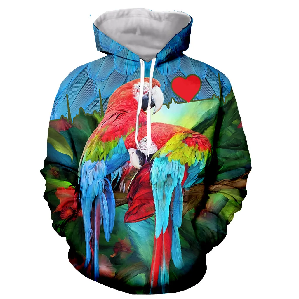 Parrot Fashion Long Sleeves 3D Print Zipper/Hoodies/Sweatshirts/Jacket/Men/women tops dropshipping
Parrot Fashion Long Sleeves 3D Print Zipper/Hoodies/Sweatshirts/Jacket/Men/women tops dropshipping