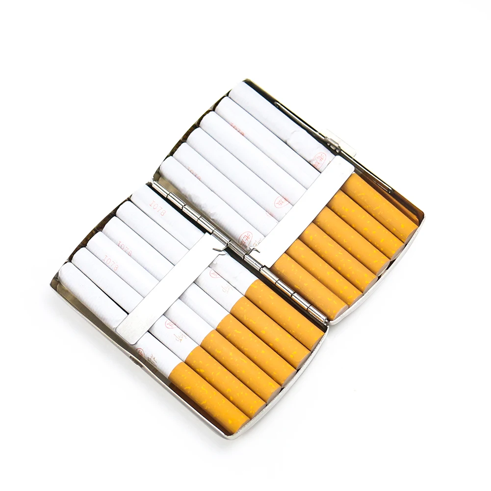 Чехол для сигарет из алюминиевого сплава портативный карманный футляр табака