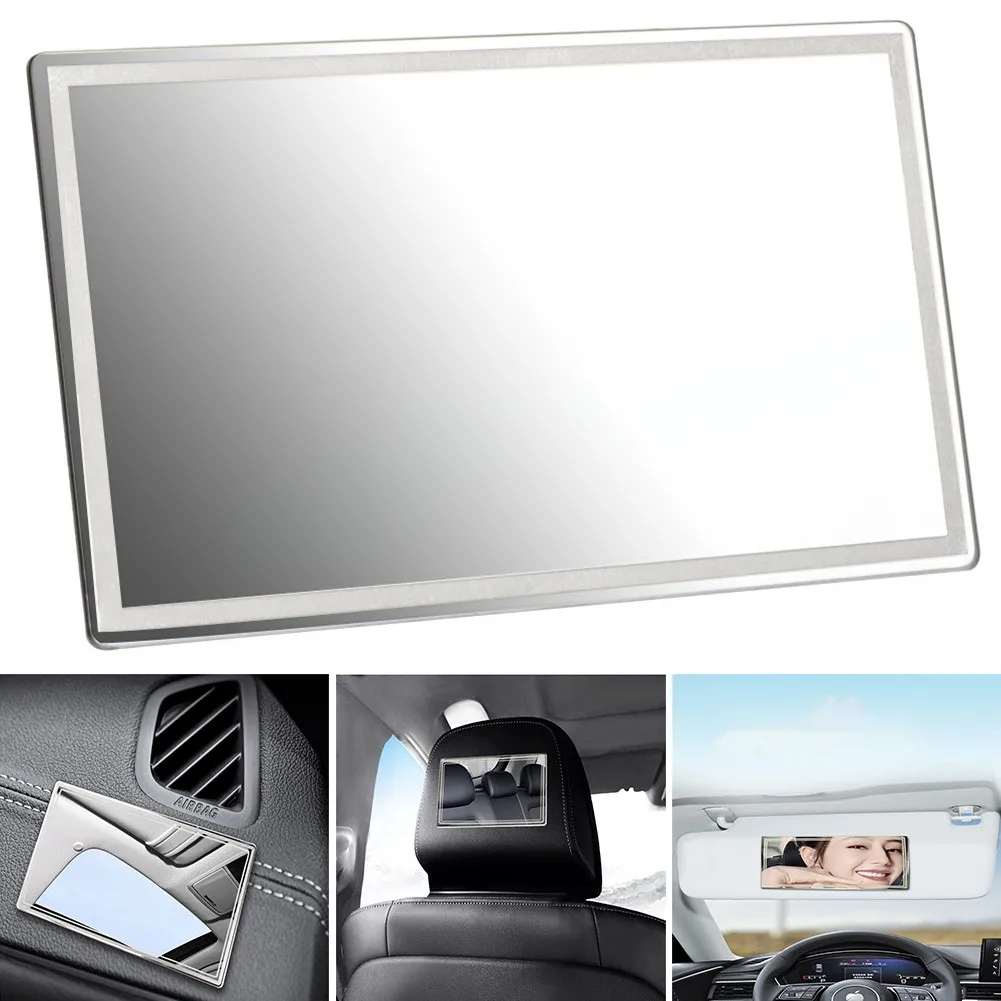 1pc Car Sun Visor Mirror Sun-Shading Stainless Steel Cosmetic Mirror For Vehicle Auto Decoration Big/Small Style 15X8cm/11x6.5cm
1pc Car Sun Visor Mirror Sun-Shading Stainless Steel Cosmetic Mirror For Vehicle Auto Decoration Big/Small Style 15X8cm/11x6.5cm