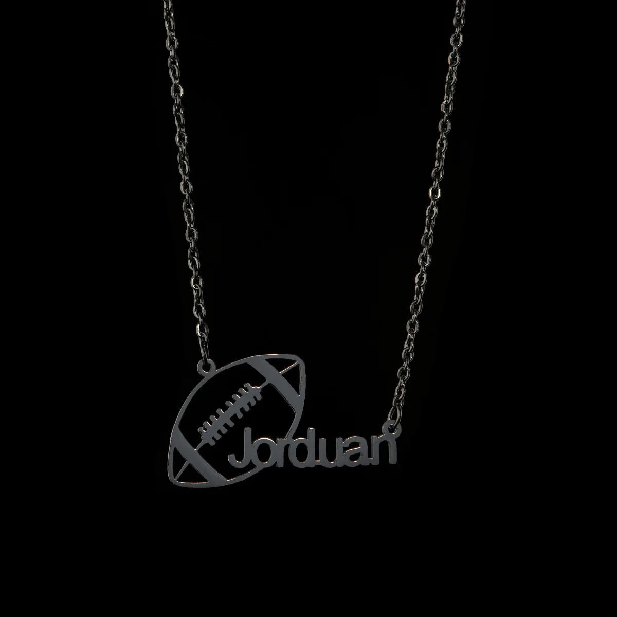 High Quality Personalized Name Necklace Customize Letter Numbers Football Baseball Pendants Women Stainless Steel Party Gifts
High Quality Personalized Name Necklace Customize Letter Numbers Football Baseball Pendants Women Stainless Steel Party Gifts