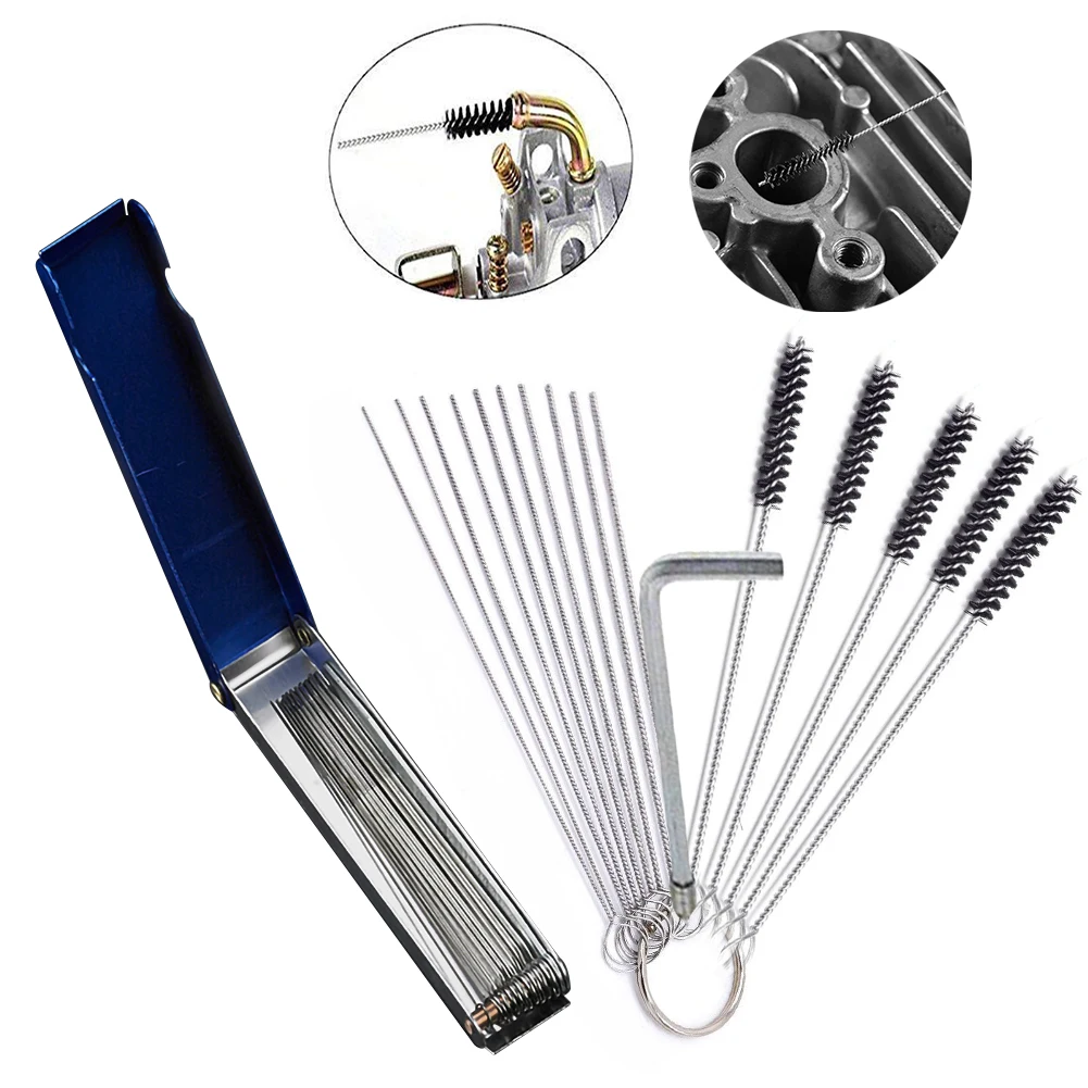 45PCS Carburetor Carbon Dirt Jet Remover Needle Brush Cleaning Needles 32PCS Cleaning Wire +13PC Brushes for Motorcycle ATV
45PCS Carburetor Carbon Dirt Jet Remover Needle Brush Cleaning Needles 32PCS Cleaning Wire +13PC Brushes for Motorcycle ATV