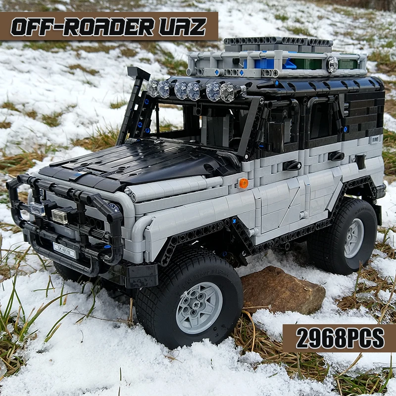 Конструктор MOC внедорожный УАЗ, модель 3151, высокотехнологичный Радиоуправляемый автомобиль с мотором, Land Cruiser, игрушечный набор «сделай сам...
Конструктор MOC внедорожный УАЗ, модель 3151, высокотехнологичный Радиоуправляемый автомобиль с мотором, Land Cruiser, игрушечный набор «сделай сам...
