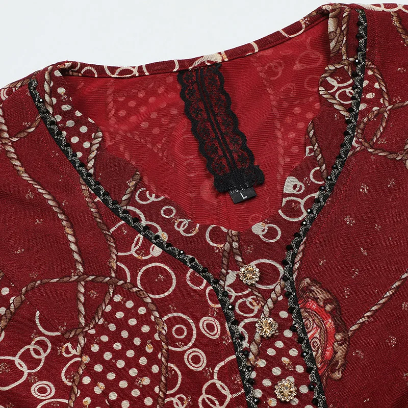 Autumn Floral Print Long Maxi Dress Mid-aged Women Elegant Casual O-Neck Dress Plus Size L-5XL Long Sleeve Loose Mid long Dress
Autumn Floral Print Long Maxi Dress Mid-aged Women Elegant Casual O-Neck Dress Plus Size L-5XL Long Sleeve Loose Mid long Dress