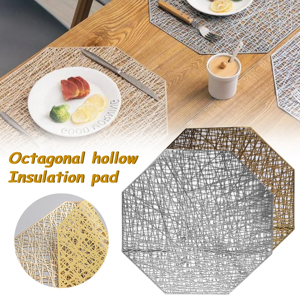 Placemat Creative Hollow Insulation Pad Solid Color Simple Japanese PVC Western Food Mat Coaster Plate Mat
Placemat Creative Hollow Insulation Pad Solid Color Simple Japanese PVC Western Food Mat Coaster Plate Mat