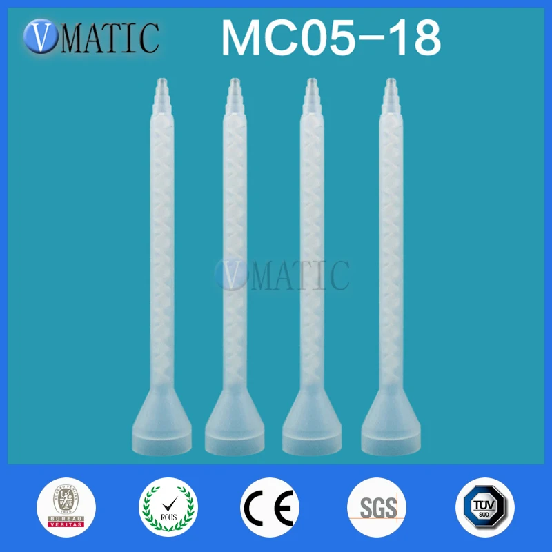 Бесплатная доставка полимерный статический миксер MC05 18 смешивания сопла для Duo