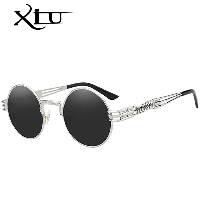 

XIU POLARIZED Punk Sunglasses Men Women Brand Designer Glasses Mirror Sun glasses Smoke Fashion Gafas Oculos de sol UV400