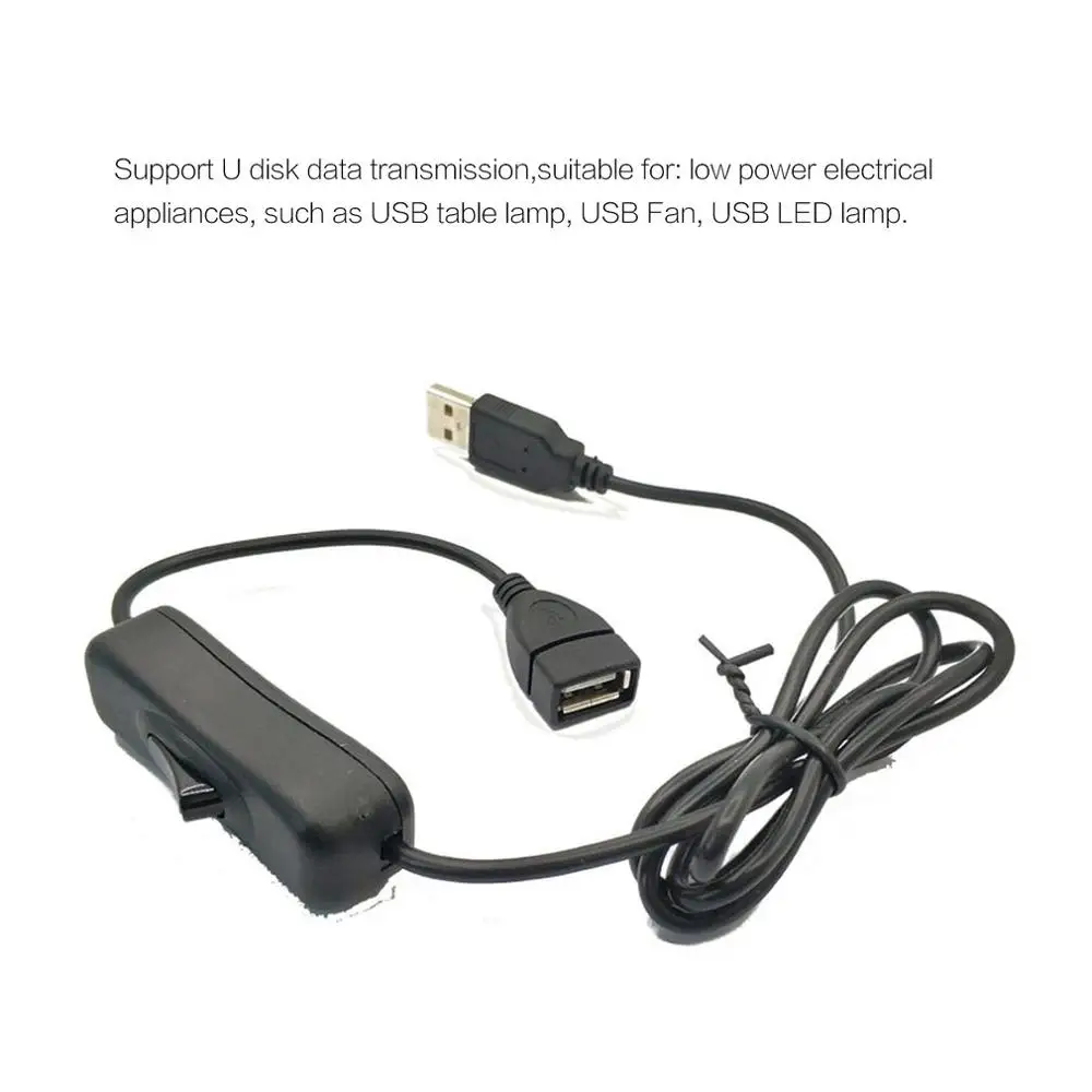 USB Male to Female Extension Cable With Switch 1M Power Line 4-core 28AWG Pure Copper Wire Support U disk data transmission
USB Male to Female Extension Cable With Switch 1M Power Line 4-core 28AWG Pure Copper Wire Support U disk data transmission