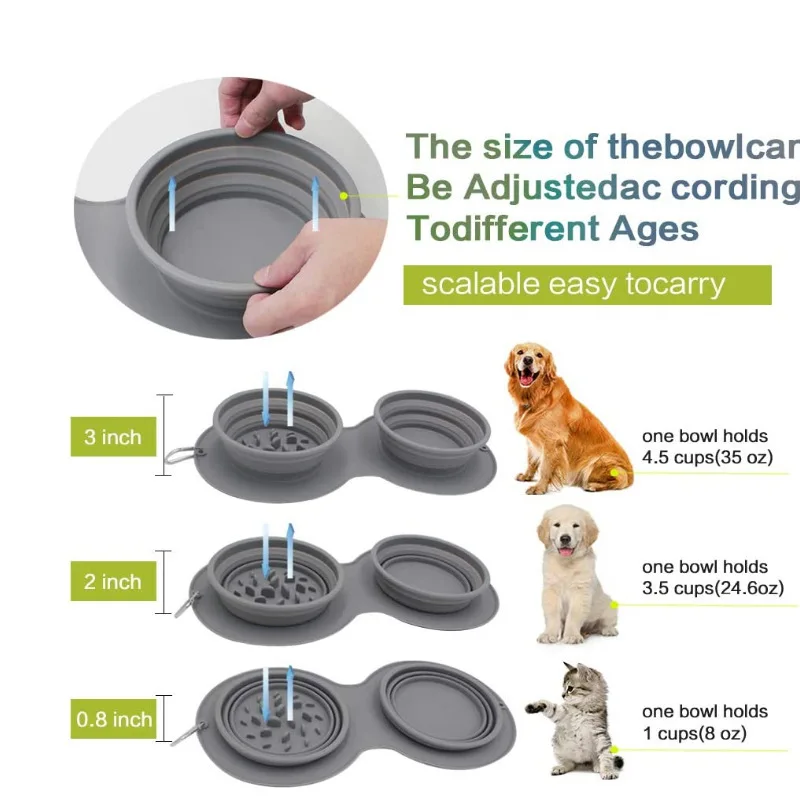 Pet Slow Food Dog Bowl Foldable Anti-Choking And Anti-Vomiting Double Food Portable Dog Bowl Licking Plate Slow Food Mat
Pet Slow Food Dog Bowl Foldable Anti-Choking And Anti-Vomiting Double Food Portable Dog Bowl Licking Plate Slow Food Mat
