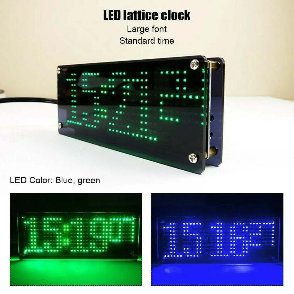SMD LED Dot Matrixs, набор для производства цифровых часов, электронное производство, детали для электронных устройств «сделай сам»
SMD LED Dot Matrixs, набор для производства цифровых часов, электронное производство, детали для электронных устройств «сделай сам»