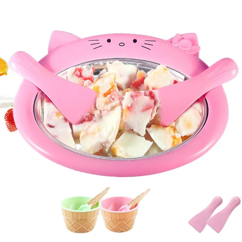 Portable Mini Cartoon Ice Cream Maker Fried Yogurt Summer Cool Ice Cream Maker Roller Rolling Machine Home Small Appliances 
Portable Mini Cartoon Ice Cream Maker Fried Yogurt Summer Cool Ice Cream Maker Roller Rolling Machine Home Small Appliances