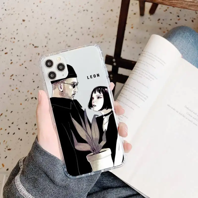 Leon Matilda Natalie Portman Movie Phone Case Transparent for iPhone 11 12 mini pro XS MAX 8 7 6 6S Plus X 5S SE 2020 XR
Leon Matilda Natalie Portman Movie Phone Case Transparent for iPhone 11 12 mini pro XS MAX 8 7 6 6S Plus X 5S SE 2020 XR